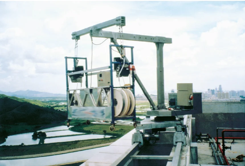 ZK BMU building maintenance unit for highrise building window cleaning lift cleaning machine China factory