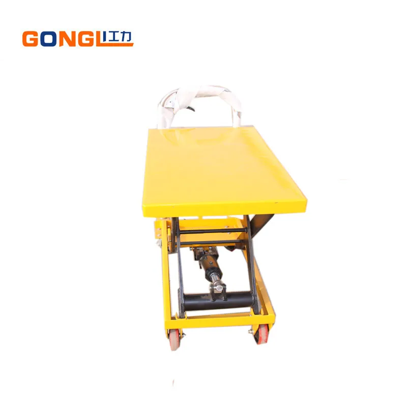 
GL-0131 Small Hydraulic Lift Table 500kg Mobile Scissor Lift Table 