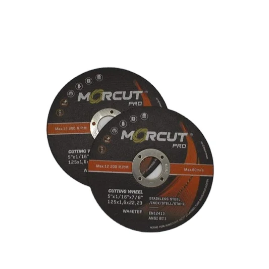 125x1.6 Abrasive tool environment friendly en12413 superior excavator tool  cutting disc