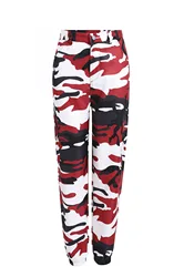 2021 Hot selling casual long harem women cargo trousers camouflage pants with low price