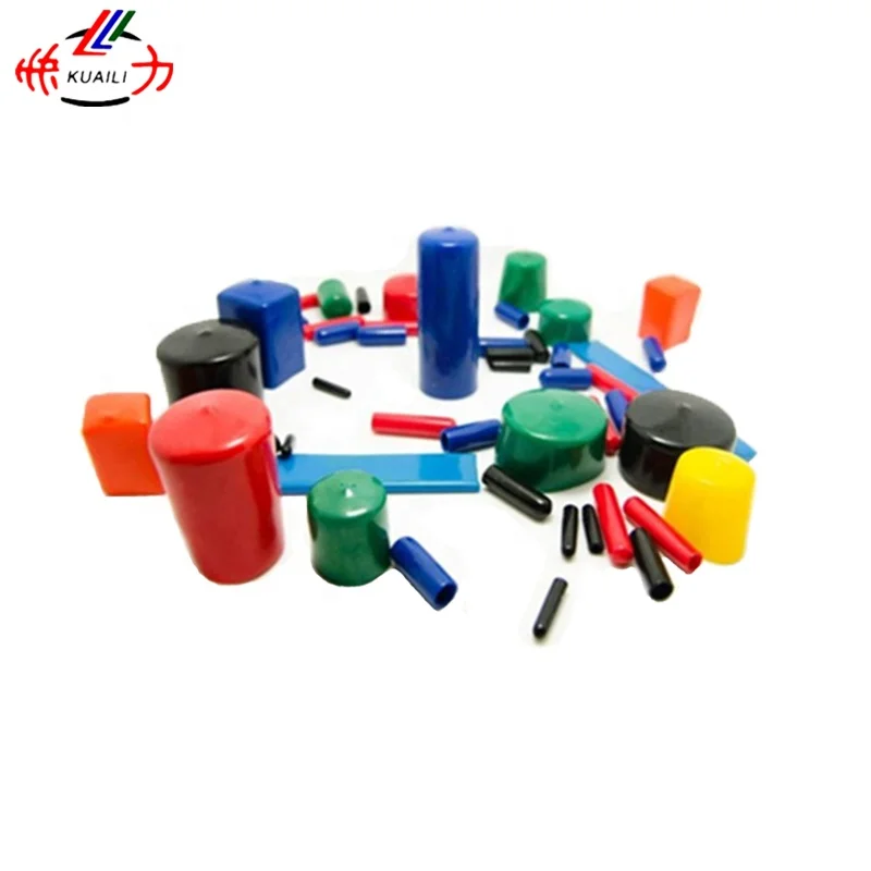 KUAILI Best Quality Free Sample Flexible PVC End Caps Round Plastic Caps 20mm