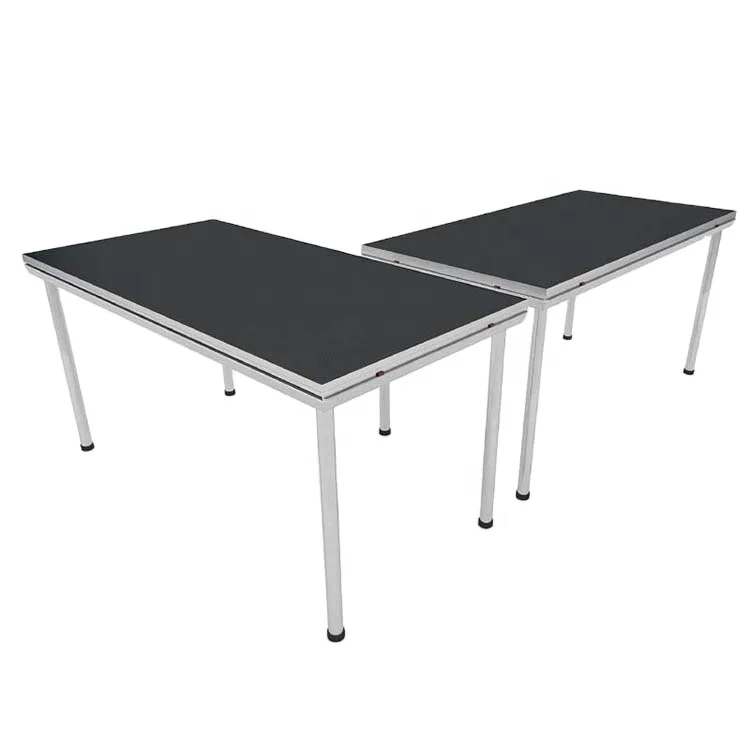 Free Brand Label Provide Portable Stage Prices 2M Adjustable Height Portable China Mobile Stage Platform Stage Equipment System