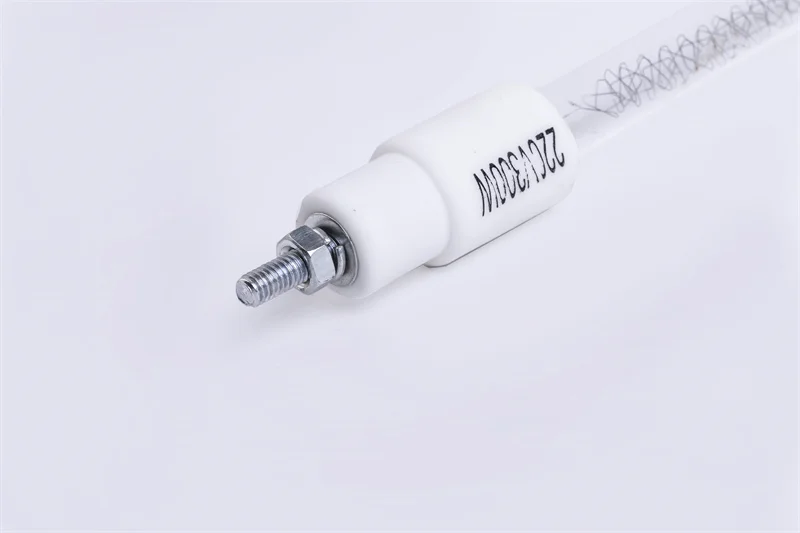 OEM ODM halogen quartz infrared carbon fiber  quartz heating heater microwave infrared quartz heating tube heating lamp