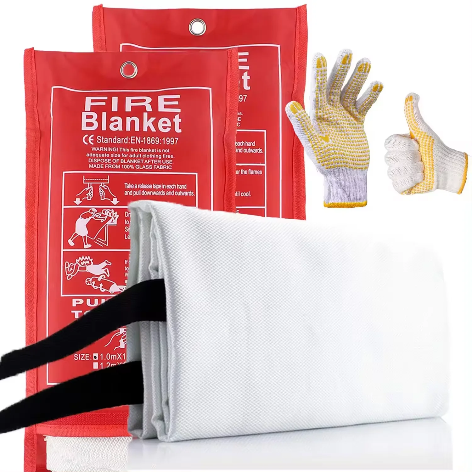 Certificated Emergency Fire Blanket Kitchen with high quality in China