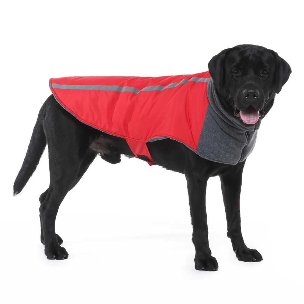 New Cross-Border Amazon Large Dog Clothing Reflective Jacket Autumn And Winter Pet Clothes Dog Clothes