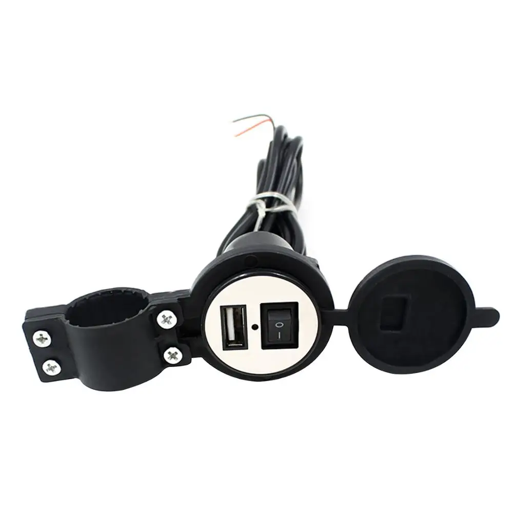 Wupp 2020 USB 12V в байкерском стиле из водонепроницаемого материала сила тока на одном порте зарядное устройство розетка с переключателем motocicletas Зарядное usb