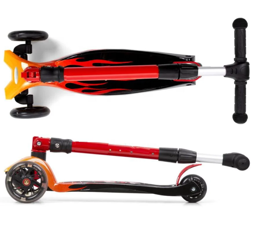 Customized Color three Wheels  foldable  Kick Scooter For kids