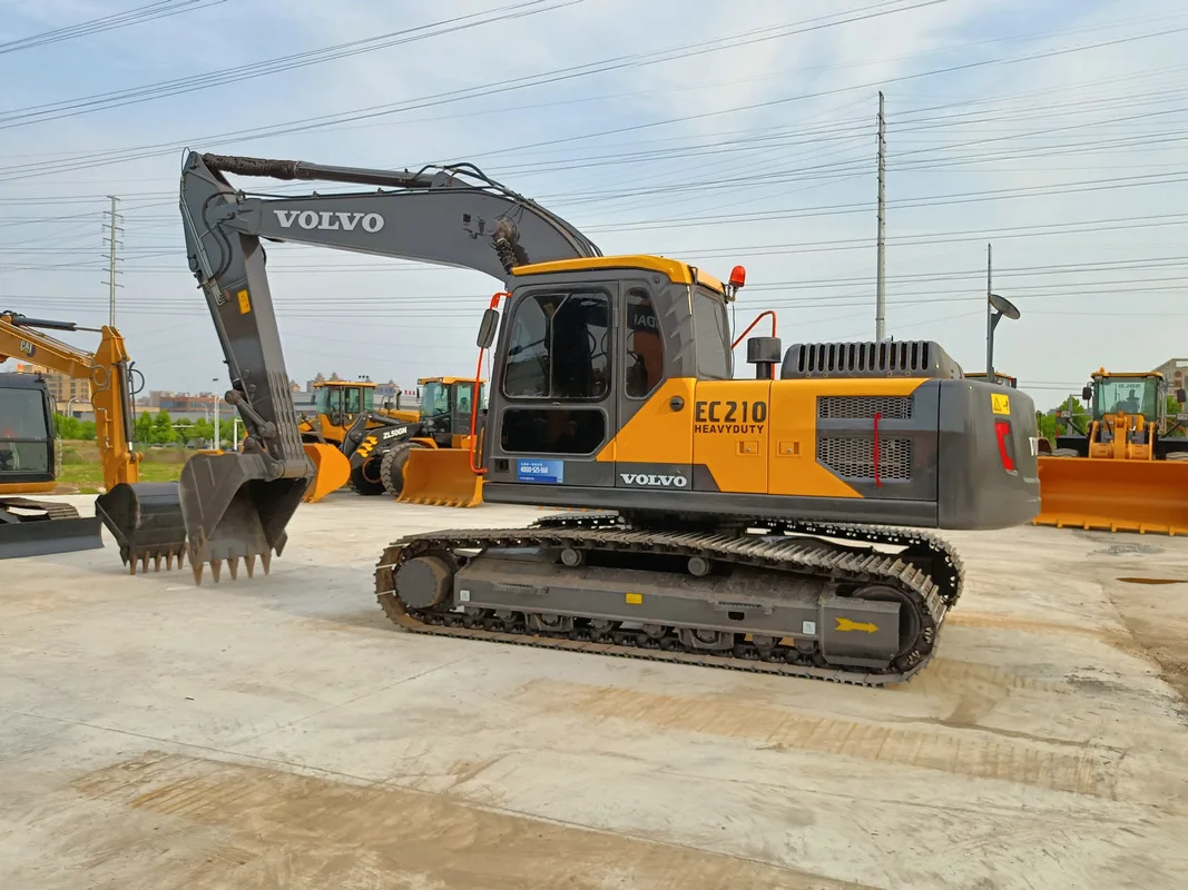 Multifunctional Volvo 210 21 Ton Heavy Hydraulic Crawler Excavator Original Design EC210 Kubota 5ton Wheel Best Selling Used