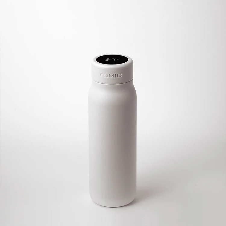 Everich double wall stainless steel vacuum flask water bottles with smart LED temperature display