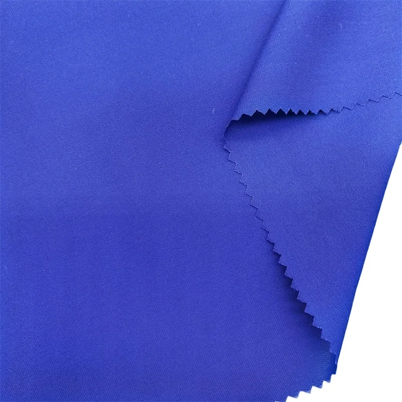 Plain dyed  silk double georgette fabric for shirt and dresses