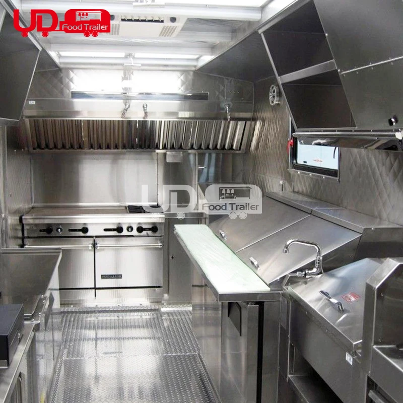 UrDream 2024 New Outdoor Kitchen Fast Mobile Food Cart America Electric Food Truck With Full Kitchen
