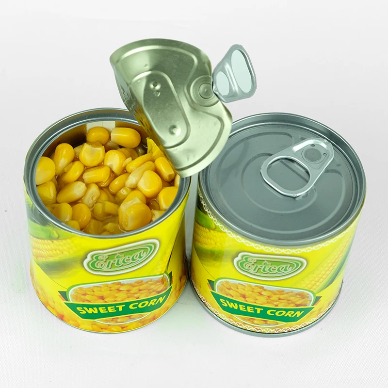 Corn Kernels 184G ODM/OEM Available Easy Open Canned Sweet Corn Export High Quality Sweet Hot Sell China Custom Water FREE CHN