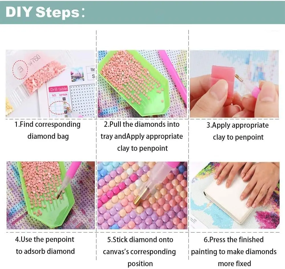 5D Diamond Painting, Full Diamond Crystal Plant Painting, Suitable for Children