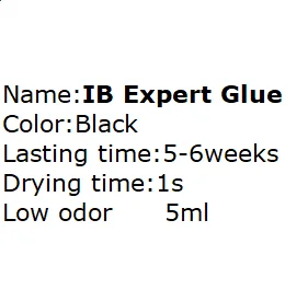 IB expert glue waterproof pegamento ib korean eyelash extension glue