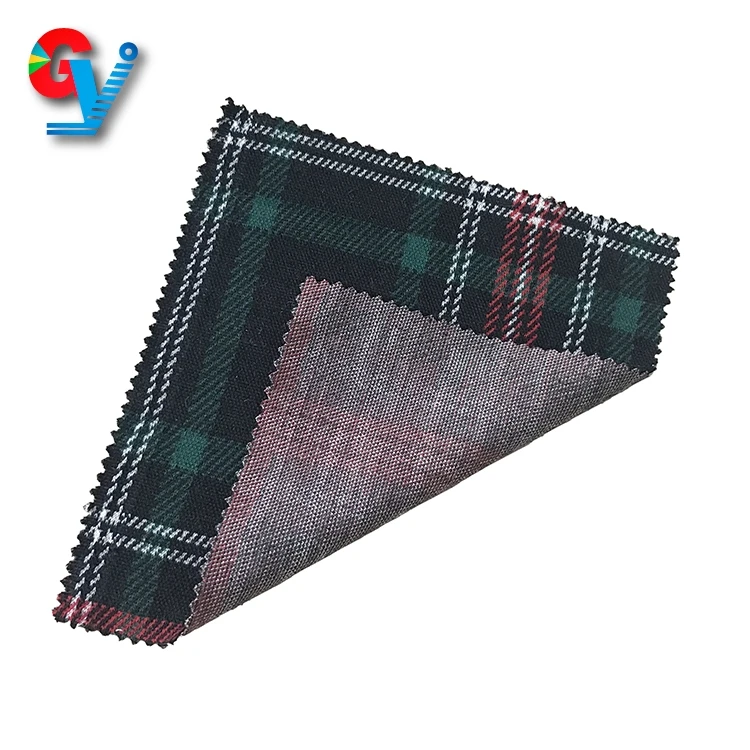 2020 Winter Jacquard Check Pattern Knitting Fabric Plaid