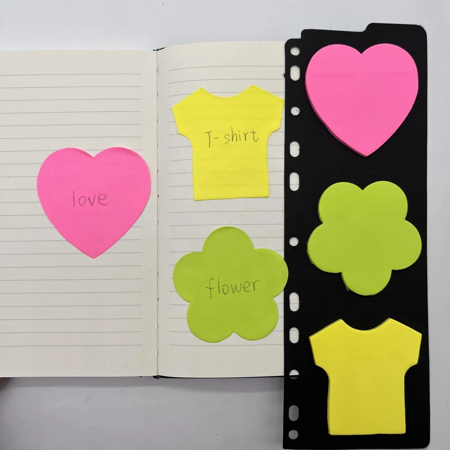 China factory wholesale custom design cute fancy shaped self adhesive sticky notes kawaii sticky note block memo pad