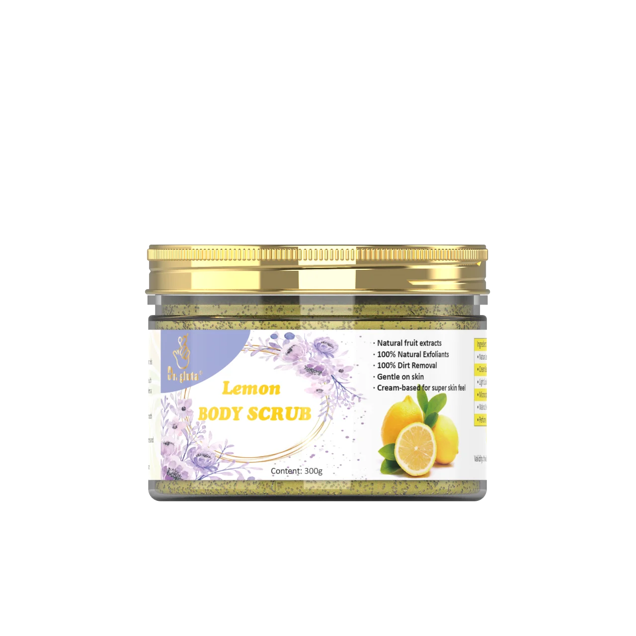 Lemon Face/ Body Scrub Remove Dead Skin Deep Cleansing Exfoliate Microcrystalline wax and moisturizing
