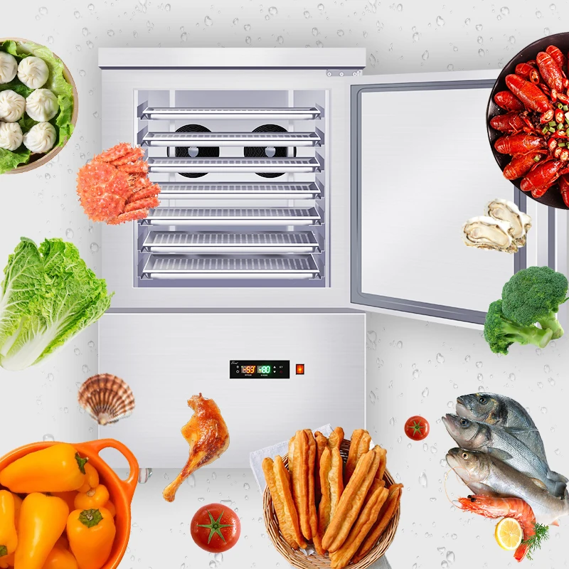 IQF Quick Fast Freezing Machine Shock Air Small Blast Industrial Freezer