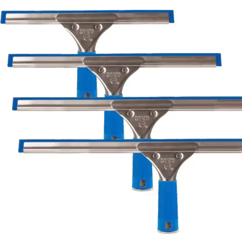 Glass Window Wiper Brush Floor Scraper Glass Cleaner With Hook Glass Scraper Stainless Steel Wiper