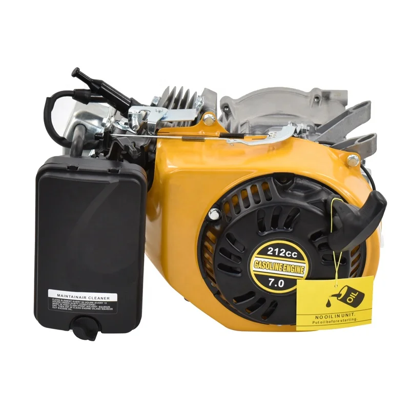 New product mini electric start 7.5hp 13.5kg net weight air cooled gasoline half engine for gasoline generator