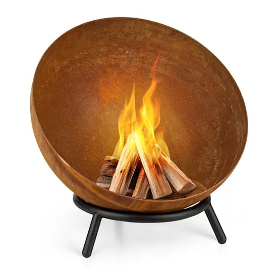Сверхмощный стальной камин Corten барабан для мяса огонь бочка открытый сгорания древесины вечеринки кухни металлическая