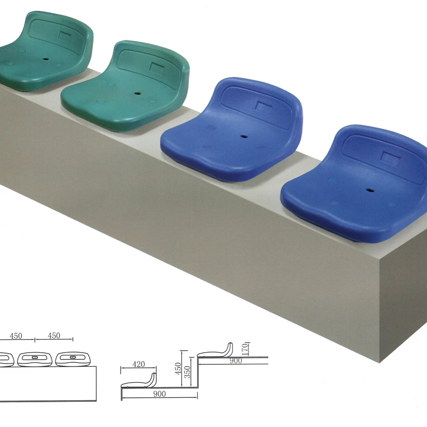 Wholesale Outdoor Portable Soccer Bleacher Folding Stadium Seat