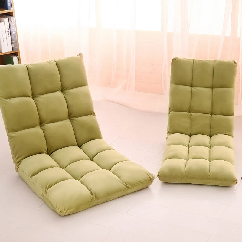 New Modern Folding Floor Chair Adjustable Fabric Lazy Sofa
