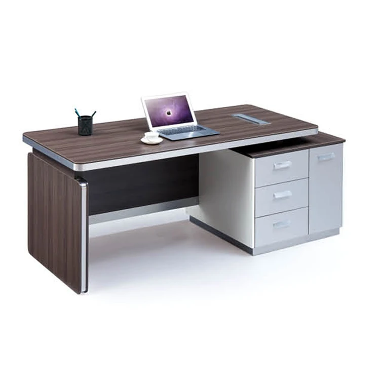 Dark color luxury 2000mm and 1800mm big size CEO modern office table