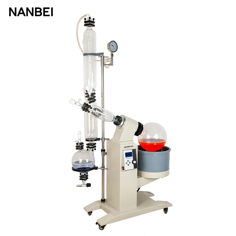touch screen automatic control biology laboratory turnkey system industrial 10 liter rotary evaporator
