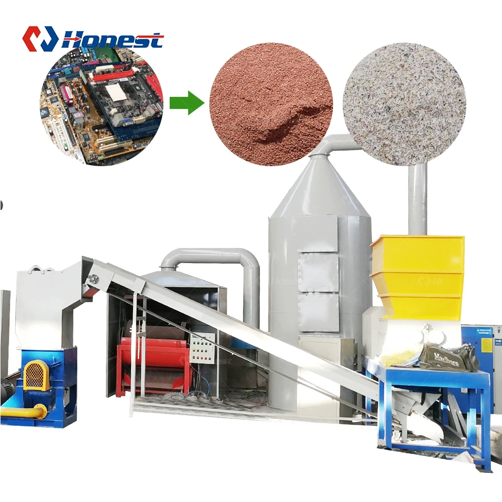Precious Metal Recycling Machine Scrap PCB Mother Board Gold Recovery Plant E Waste Recycling Machine