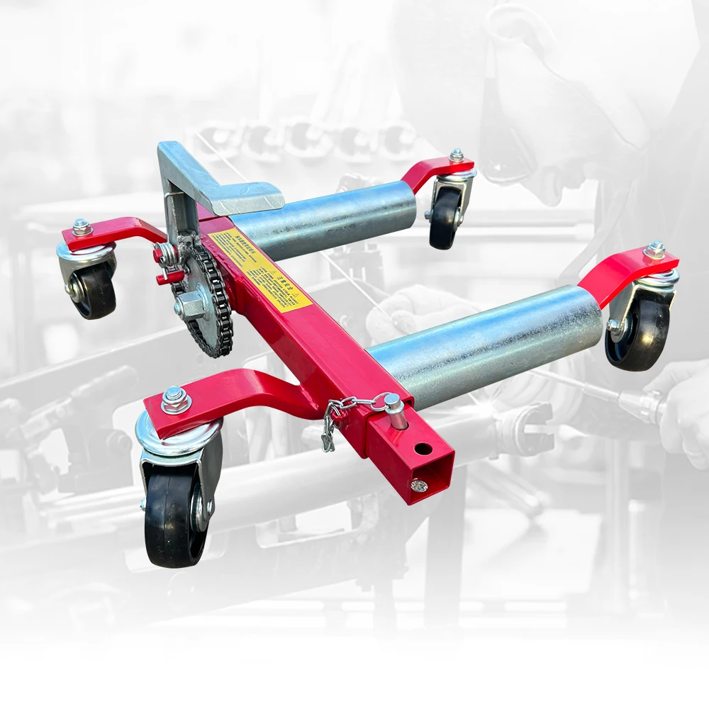 Portable Manual Hydraulic Moving Lift Dolly hydraulic wheel dolly