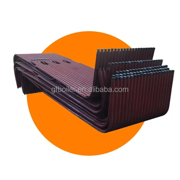 Carbon Steel Boiler Spare Parts Waterwall Panel For Water Tube Steam Boiler