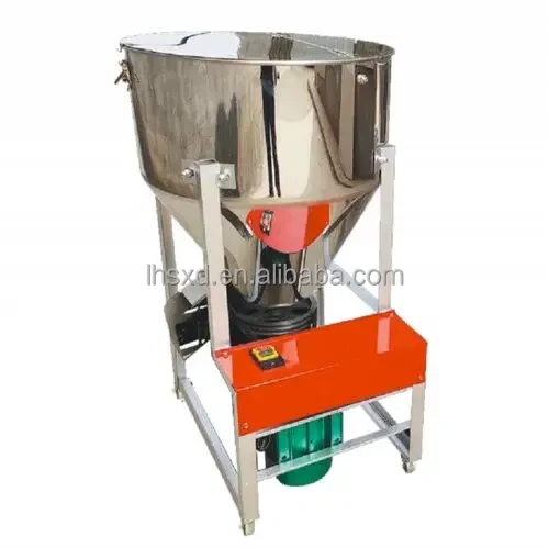 Commercial use of feed mixer for breeding small household seed coating   dry and wet dual-purpose stainless steel particles