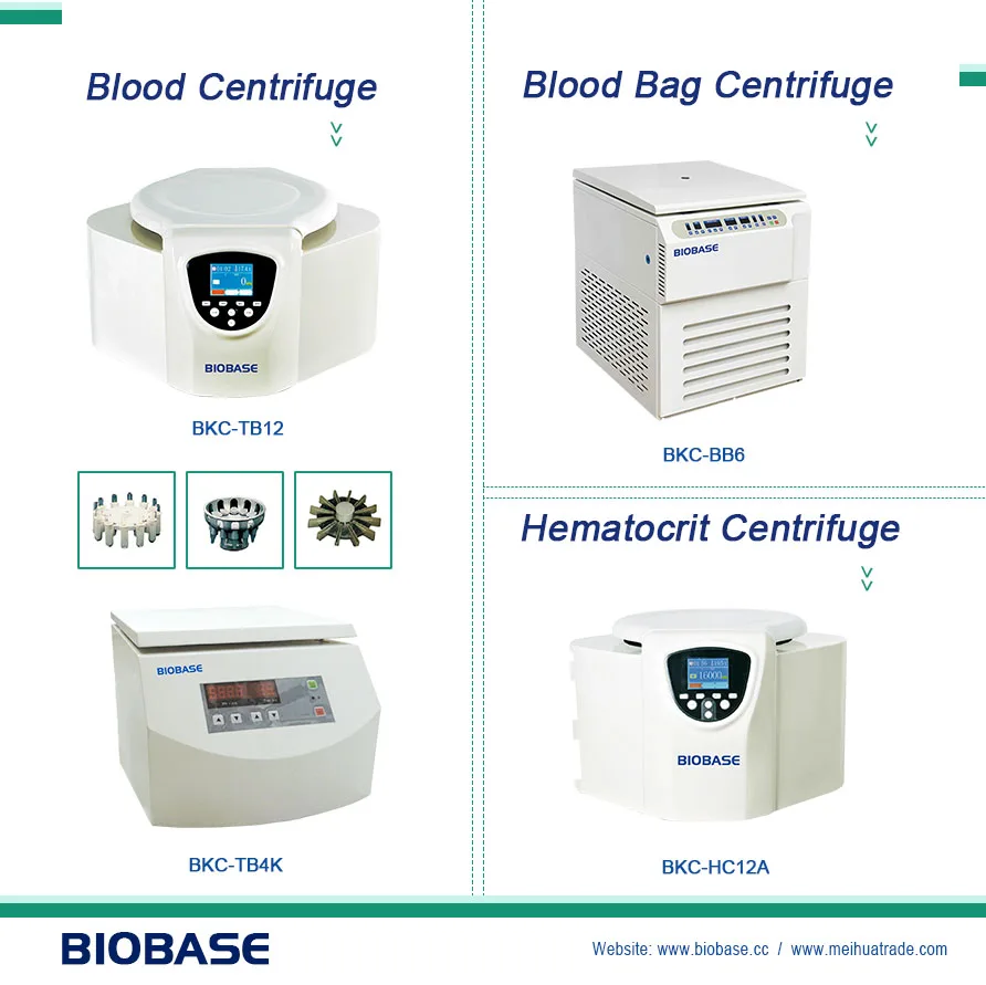 BIOBASE Refrigerated Centrifuge Laboratory, Blood Bag Centrifuge, BKC-BB6