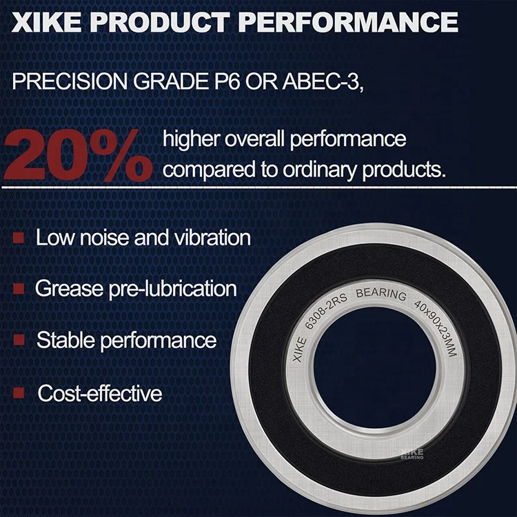 6308 Price Wheel 2Rs Motorcycle Precision Size Bearings Motor Prices Deep Groove Ball Bearing