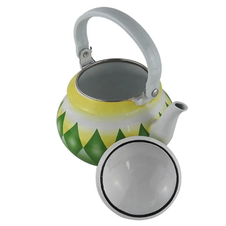2022 China Wholesale Price coffee pot Enamel Kettle Tea pot Custom logo supplier