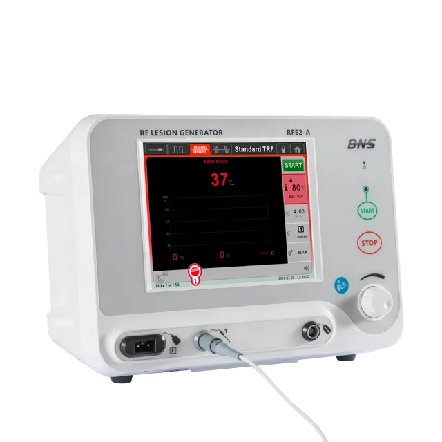 Medical Radiofrequency RF lesion generator for nerve rhizotomy used in Neurosurgery