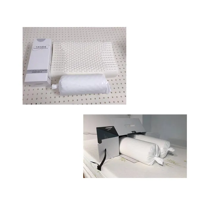 Home textile Automatic Pillow rolling machine for throw pillow body pillow comforters packing