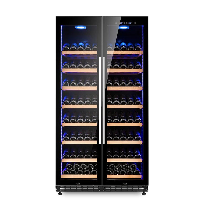 800l New style wine cooler with side by side electrical control freestanding Wine cellar