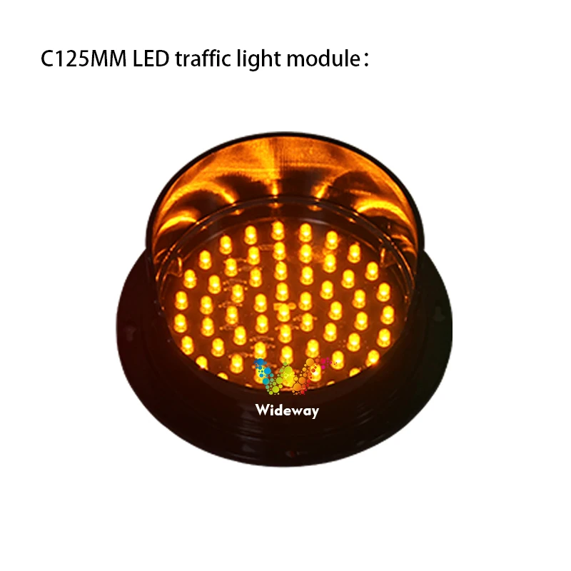 Pakistan IP65 UV protection PC125mm red yellow green feu de circulation LED traffic light assembly module
