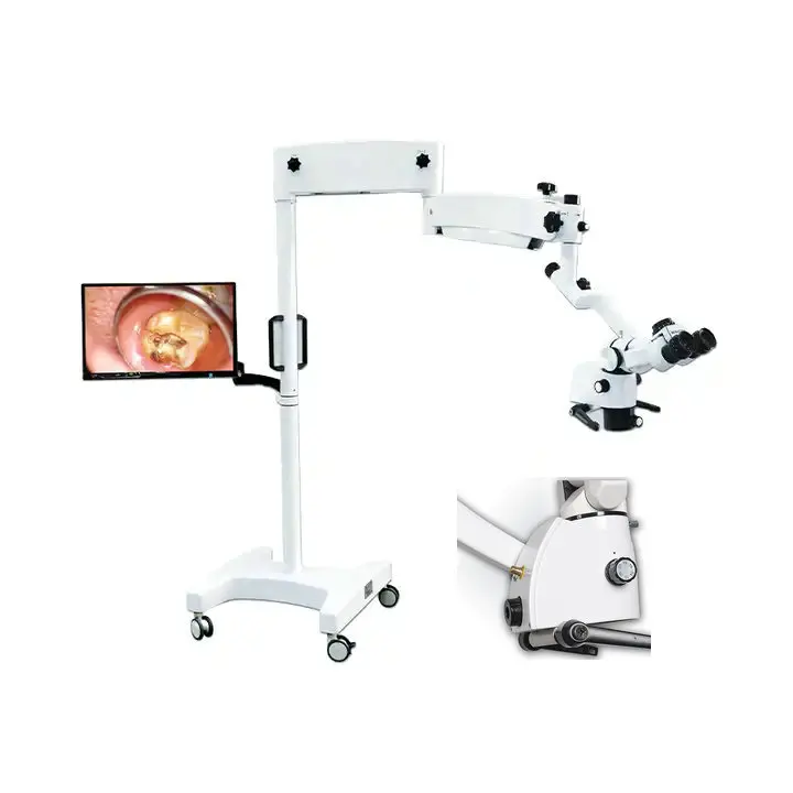 Microscopio binocular trinocular digital dental microscope camara microscopio
