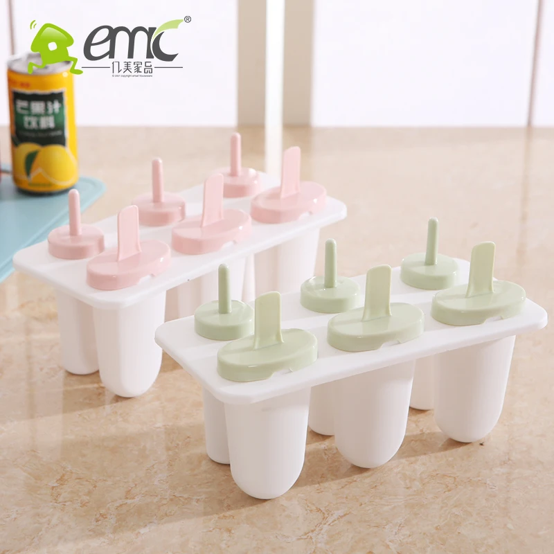 BPA Free Handmade Plastic Popsicle Ice Pop Mold Ice Cream Sticks Maker with Tray