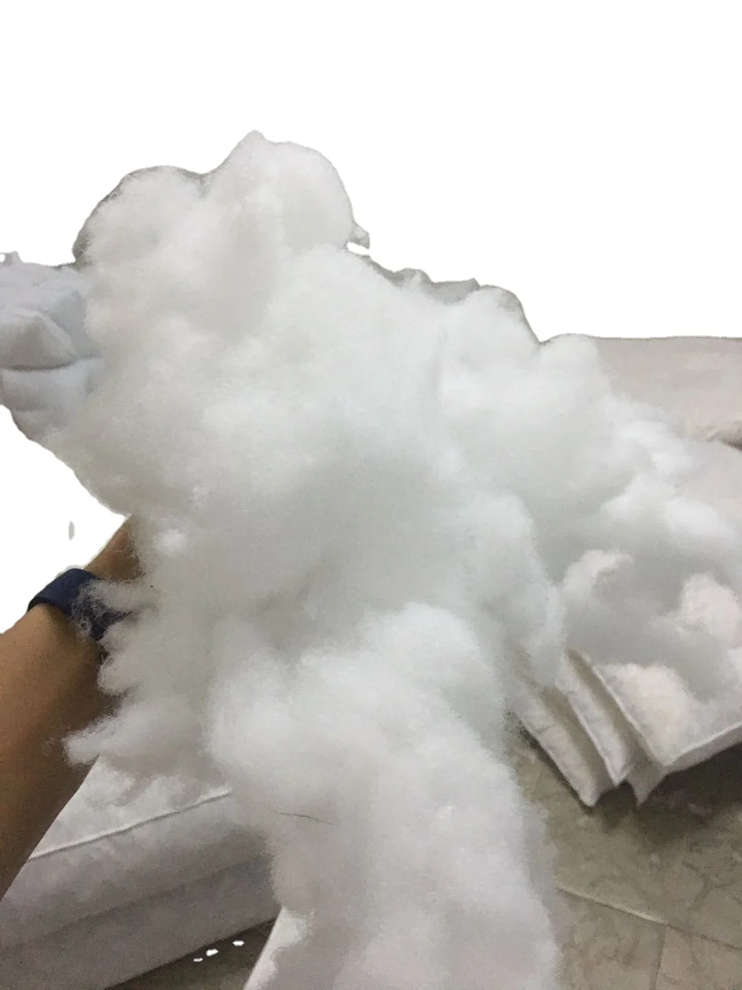 Stuffing Polyester Quilting Wadding Spray Bonded Cotton Pillow Filling Cotton Polyester Wadding Fiber for Pillow Filling