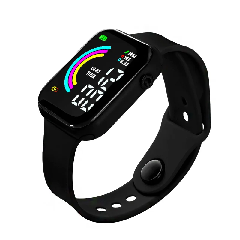 new model sports watches for male and female students waterproof bracelet cheap led watch fancy watches for child