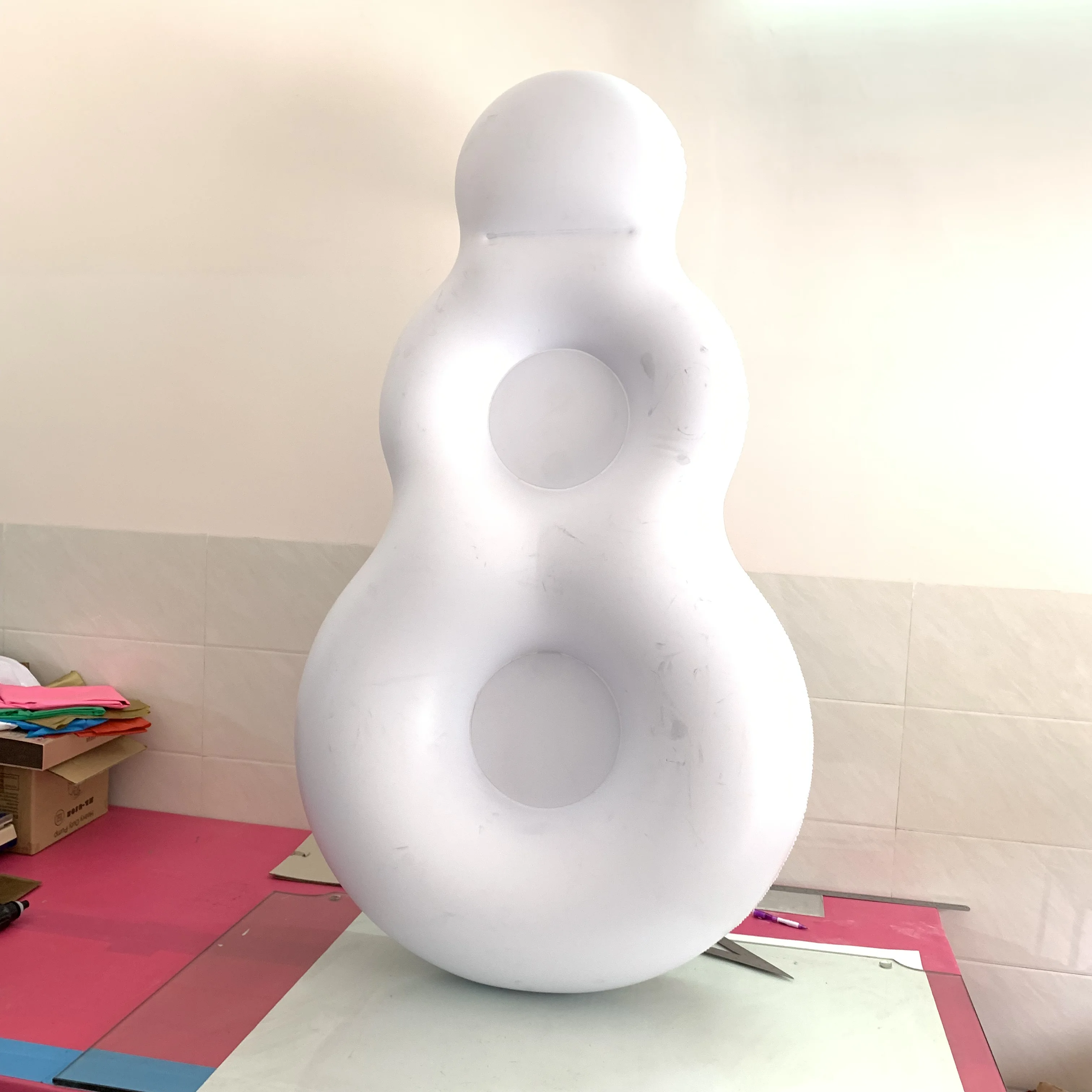 Factory Direct Sales Inflatable Snow Puppet Ski Ring Pvc Inflatable Environmental Protection Thick Sled Ski Ring