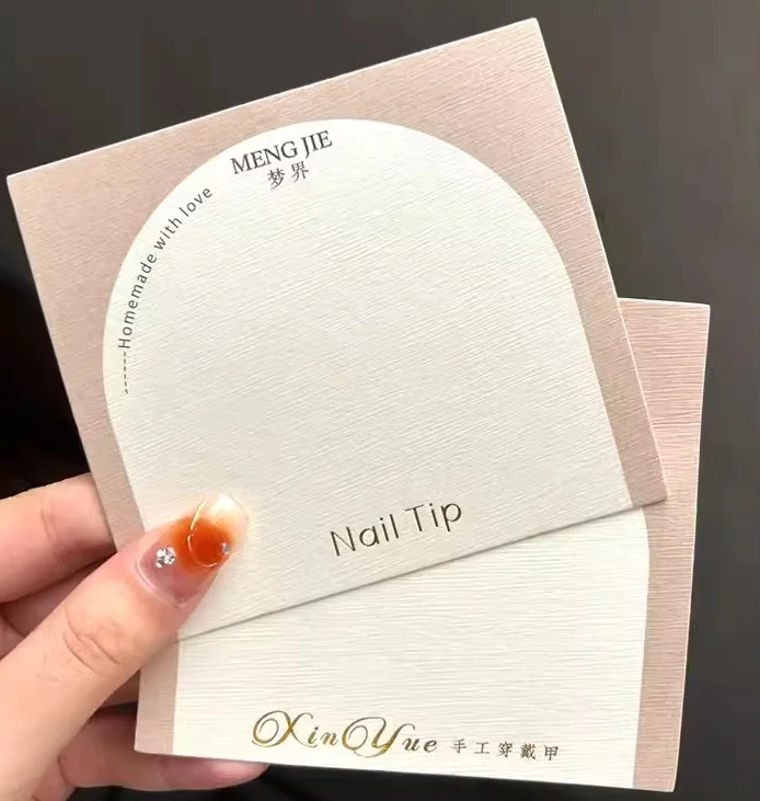 Custom logo 385g texture paper color printing small business thank you business card