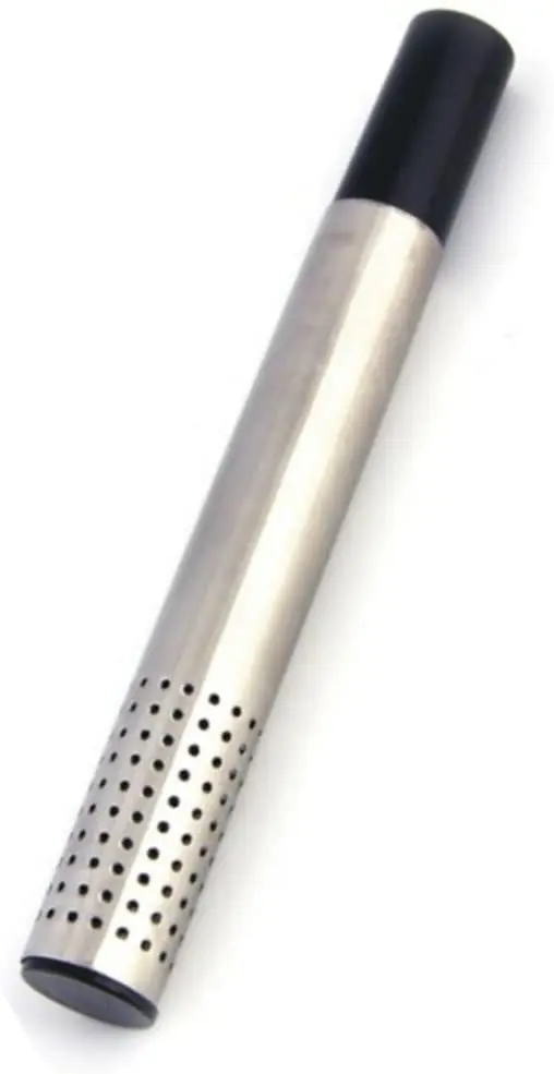 Wholesale Food Safe Pipe Mesh Tea Filter Stainless Steel Metal Tea Infuser Tool Tea Strainer Stick