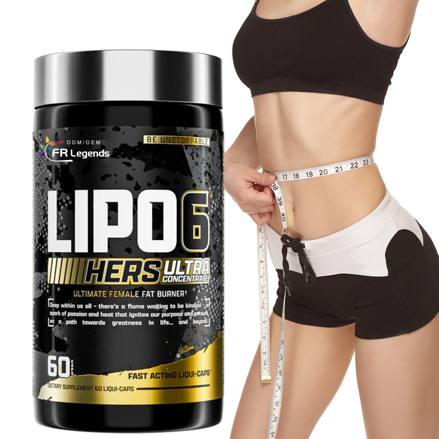 Hot Selling High Quality for Flat Belly Fat Burner Supplements Increase Energy Body Shaping Slimming LIP06 Capsules