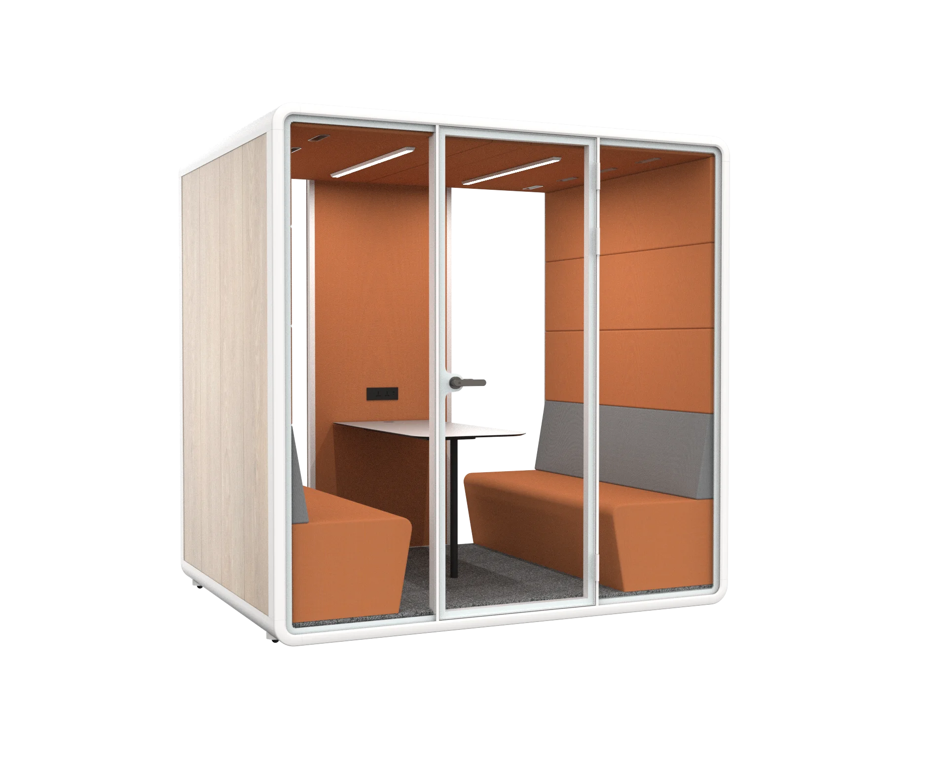 Soundproof Recording Singing Studio Audio Visual Room with Multi-Function of Music Pod Live Webcasting Vocal Education Booth OEM