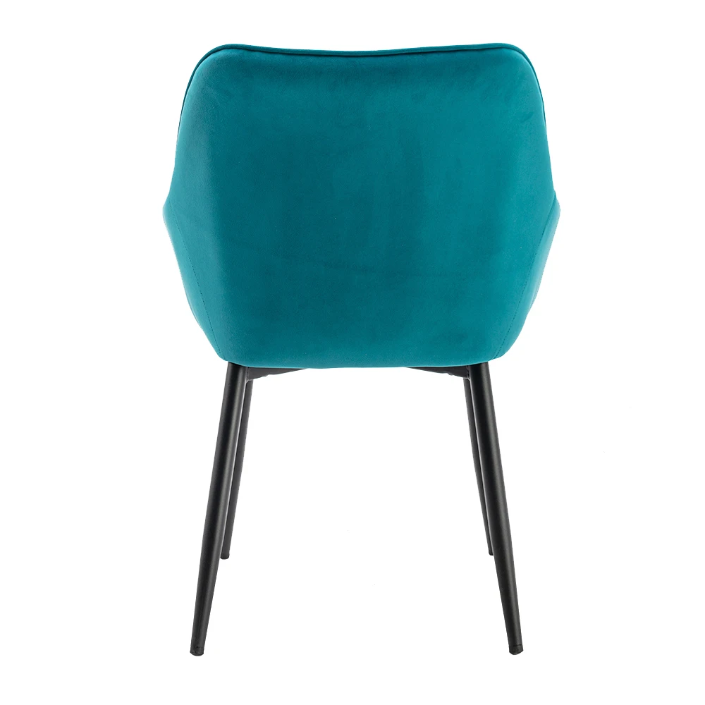 Upholstered armchair flannelette leisure chair blue hotel accent chairs